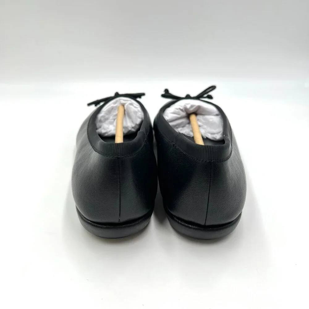 Aerosoles Womens‎ Size 6.5 Homebet Black Slip On Ballet Flats Shoes